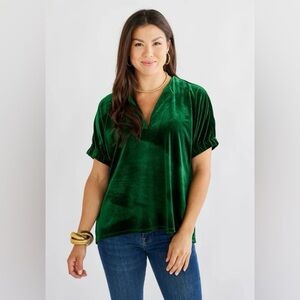 Betsy Velvet Top